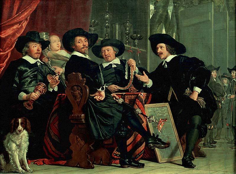 Bartholomeus van der Helst Governors of the archers' civic guard, Amsterdam oil painting picture